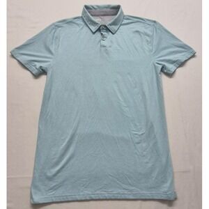 Buckle BKE men's light blue polo shirt LG performance fabric stretch golf/tennis